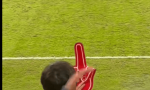 成都公安:两名球迷为发泄情绪展示侮辱性物品+辱骂 已行政拘留